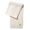 Parajumpers Heren Aran scarf knitted Off-White
