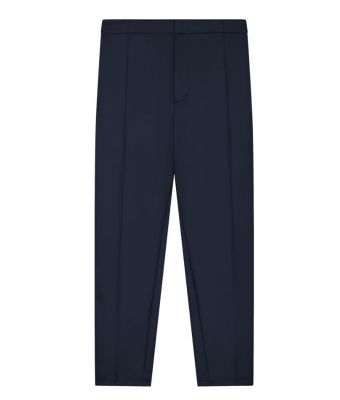 Olaf_Hussein_Pique_Trousers_Blauw_donker