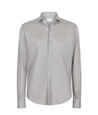 Xacus_jersey_tailer_fit_shirt__Blauw_grijs
