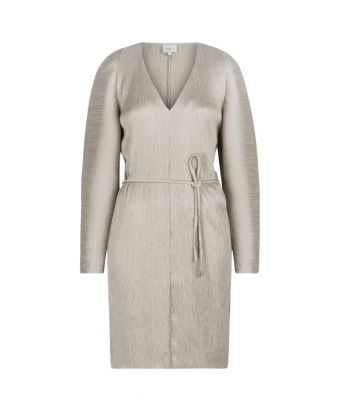 Dante_6_Nikkia_Pleated_Dress_Groen_grijs