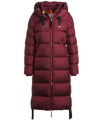 Parajumpers_Dames_Panda_Jas___puffer_long_Rood_bordeaux
