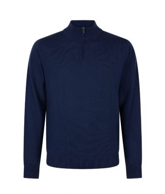 Llaud_heren_lupetto_half_zip_extra_fine_merino__Blauw_donker