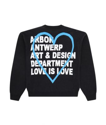Arbor_Antwerp_blue_love__knit_black__Zwart