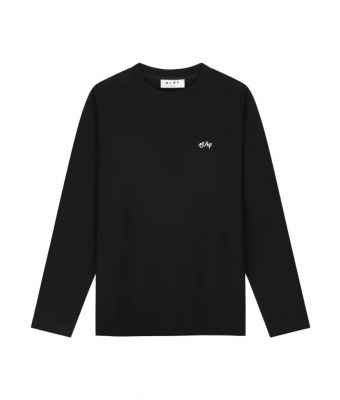 Olaf_Hussein_Signature_Longsleeve_Tee__Zwart