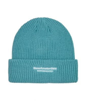 New_Amsterdam_Surf_Association_Logo_Beanie_Blauw_petrol