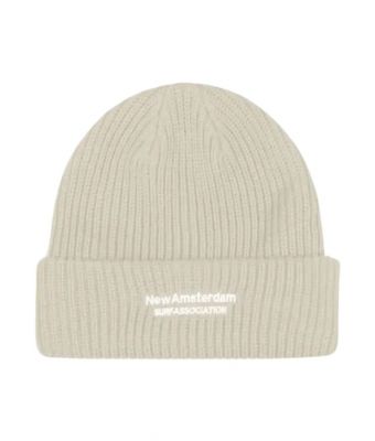 New_Amsterdam_Surf_Association_Logo_Beanie_Off_White