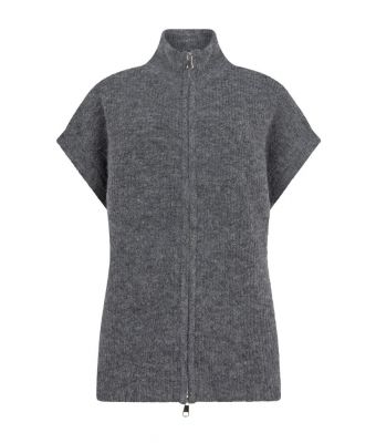 Dante_6_Nola_zip_cardigan_Grijs_donker