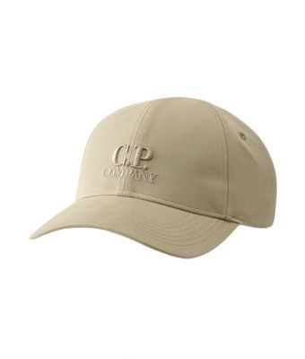 C__P__Company_C_P__gabardine_Logo_Cap_Khaki_3