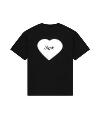 Arbor_Antwerp_White_faded_heart_shirt_Zwart