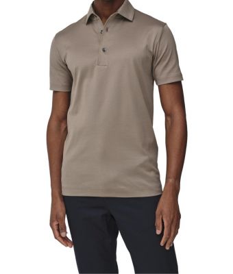 Valenza_Supima_Polo_Schiller_Collar_Taupe