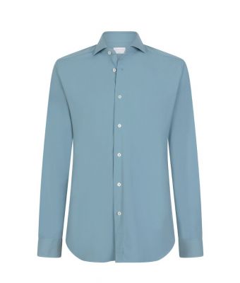 Xacus_washed_active_tailor_fit_shirt__Aqua_Foam_FROSTED_ALMOND_LUREX