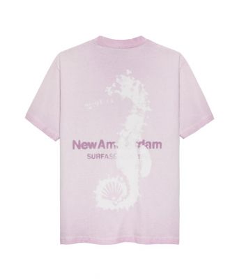 New_Amsterdam_Surf_Association_T_shirt_Seahorse_Paars_mix