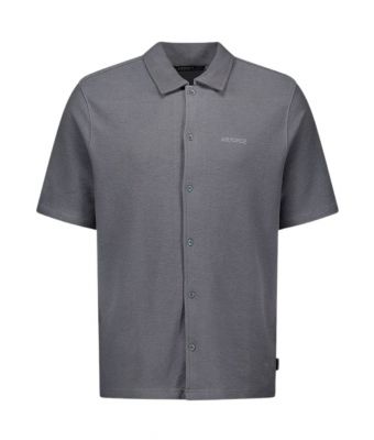 Airforce_Woven_short_sleeve_shirt__Grijs_donker