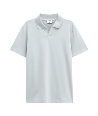 Filippa_K_Stretch_Cotton_Polo_T_Shirt_Groen_grijs