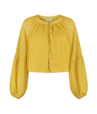 Amaya_Amsterdam_trissy_blouse__Geel_