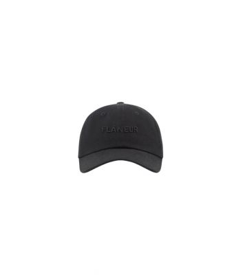 Flaneur_Tonal_logo_cap_Zwart_3