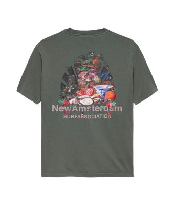 New_Amsterdam_Surf_Association_T_shirt_Buffet_Groen_grijs
