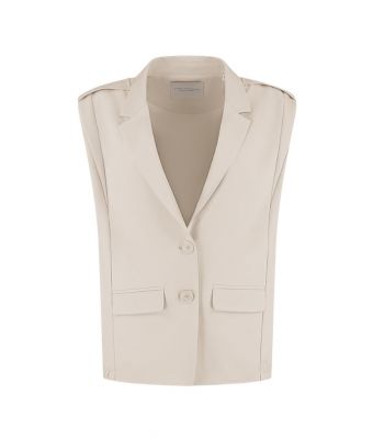 Amaya_Amsterdam_Silke_Gilet_Off_White
