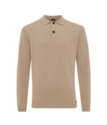 Genti_Textured_Polo_Button__Bruin_4