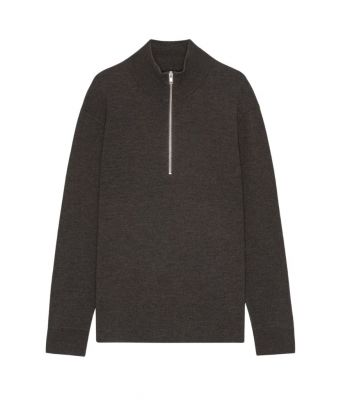 NN07_Harald_half_zip_6530_Bruin_donker