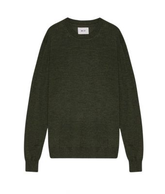 NN07_Ted_6605_crewneck__Groen_army