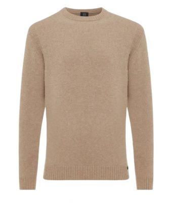 Genti_Relaxed_round_crewneck_Zand