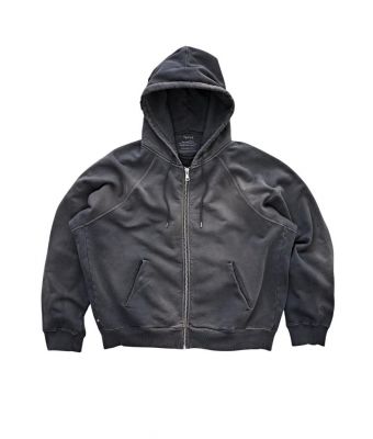 Tenue_Chris_zip_hoodie_Grey_WASHED