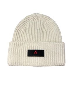 Peuterey_heren_Savis_Muts_gebreid_logo__Off_White