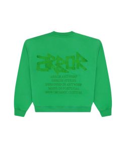Arbor_Antwerp_Metalic_crewneck_Groen