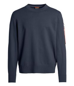 Parajumpers_Heren_Basic_Braw_sweater_man_Blauw_donker_1