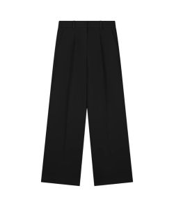 Olaf_Hussein_Tailored_wide_leg_pants_WMN_Zwart