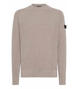 Peuterey_heren_Sironi_crewneck_sweater_Beige_mix
