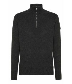 Peuterey_heren_Braille_half_zip__Zwart