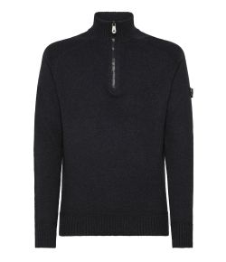 Peuterey_heren_Braille_half_zip__Blauw_donker