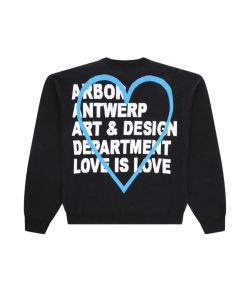Arbor_Antwerp_blue_love__knit_black__Zwart