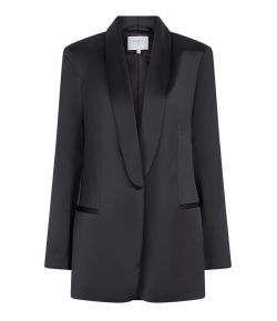 Dante_6_Jabe_Satin_Blazer_Zwart