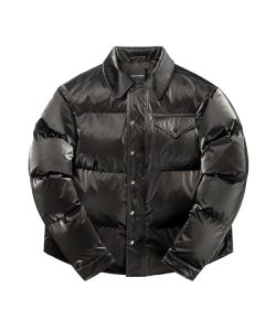 Daily_Paper_Wole_Shirt_Puffer_Jacket_Zwart