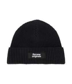The_New_Originals_Fisherman_Rib_Beanie_Zwart