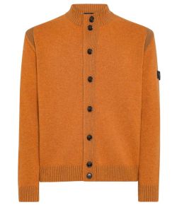 Peuterey_heren_Gomez_Vanise_Effect_Cardigan_Oranje