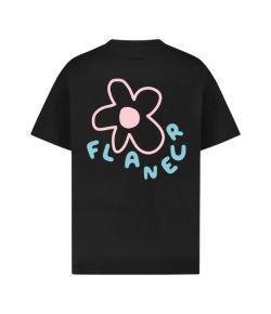 Fl_neur_blossom_t_shirt__Zwart