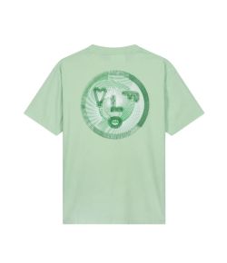 Olaf_Hussein_Spiral_face_T_shirt_Groen_licht