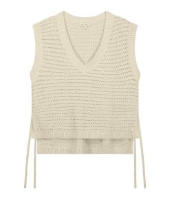 Olaf_Hussein_Open_Knit_vest_woman_Off_White