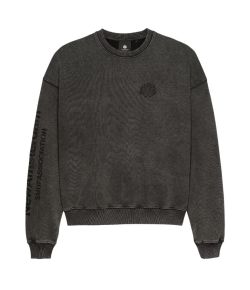 New_Amsterdam_Surf_Association_Sweater_logo_crewneck_Zwart_mix