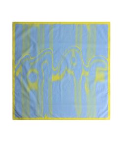 Olaf_Hussein_Smudge_Logo_Scarf_Groen_mix