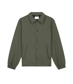 Olaf_Hussein_Bonded_Ripstop_Coach_Jacket_Groen_grijs