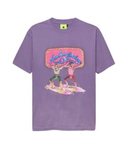 New_Amsterdam_Surf_Association_Surf_disco_Tee_Paars_lila
