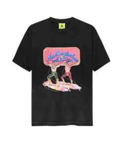 New_Amsterdam_Surf_Association_Surf_disco_Tee_Zwart