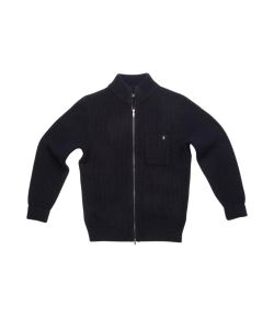 Blue de Genes aimone knit cardigan  Blauw donker