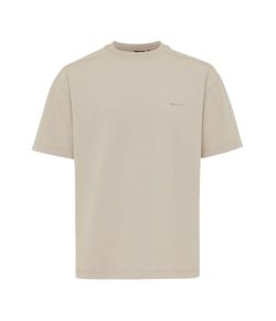 Genti_T_shirt_short_sleeve_Bruin_licht