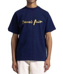 Brams_Fruit_Mum_s_Script_Logo_T_Shirt_Blauw_donker_2